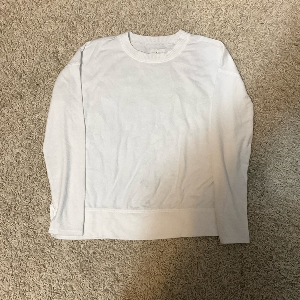 White LuckyBrand Light Sweater